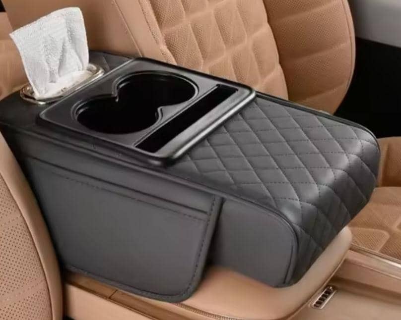 Support multifonction pour accoudoir de voiture
