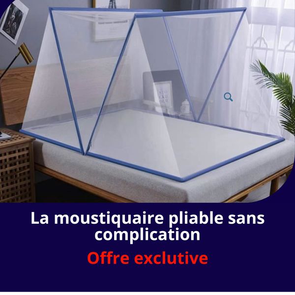 Moustiquaire pliable-rotation 360 degrés | FINI les maladies